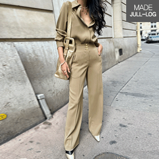 2419 High-Waisted Wide Tailored Pants