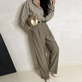 2240 High-Waisted Wide Tailored Pants