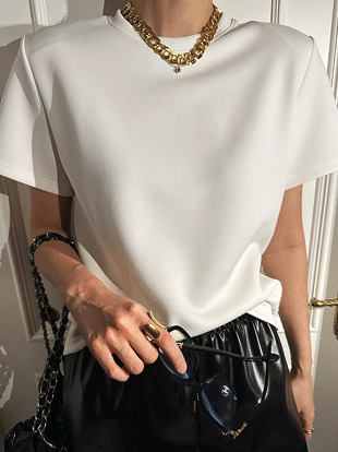 어테프 모달스판패드반팔티