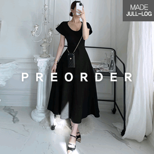 3859 Solid Tone Flared Dress