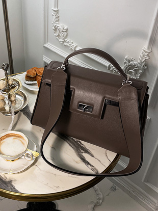 페보크 소가죽투웨이백