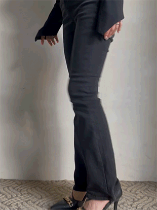 테디보 기모부츠컷팬츠<br>