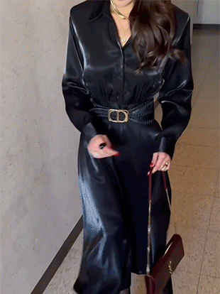 퐁드하 새틴원피스