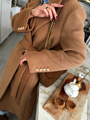 몰체트 벨트울롱코트