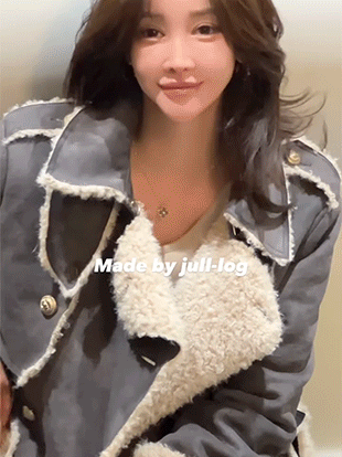 후멜트 무스탕더블롱코트