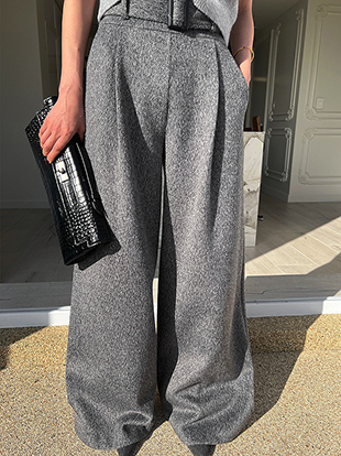 꾸벨르 벨트와이드슬랙스