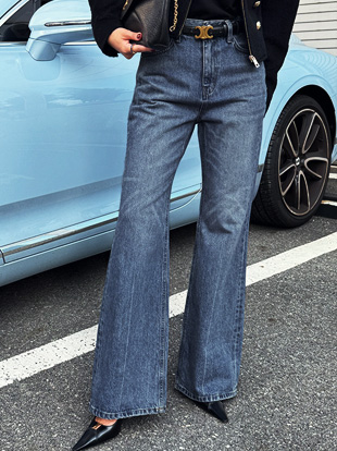 슬보페 부츠컷데님팬츠