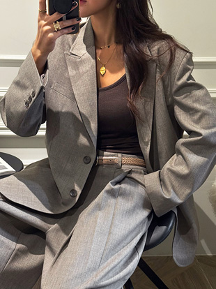 톤쿠보 박시자켓