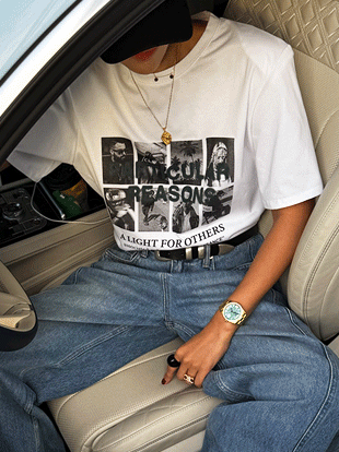 베슬티 나염반팔티