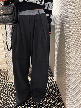 잭피드 핀턱밴딩팬츠