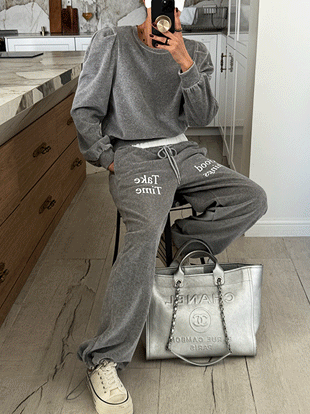 케위츠 벨로아배색스트링팬츠