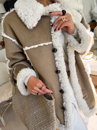 라엔보 무스탕자켓