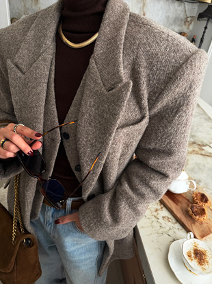 딩비르 누빔울자켓