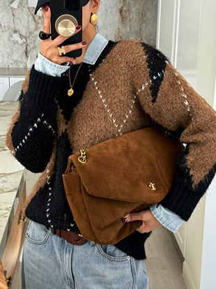 누툰브 아가일니트