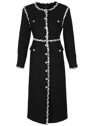 레우크 트위드원피스