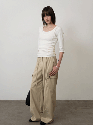 폴 스트링 카고 팬츠