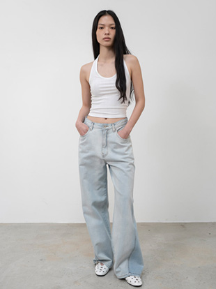 패널 와이드 데님