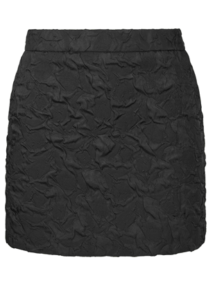 자카드 미니 스커트