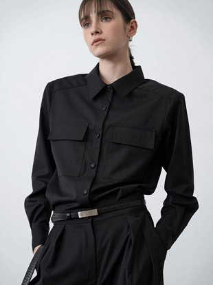 시오 포켓 셔츠