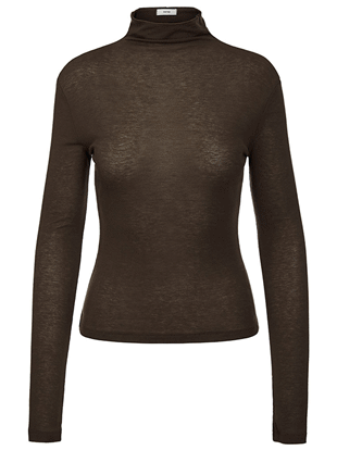 시스루 터틀넥 긴팔티