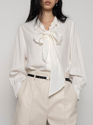 르멜 타이 블라우스