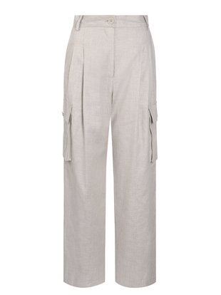 로더 린넨 카고 팬츠