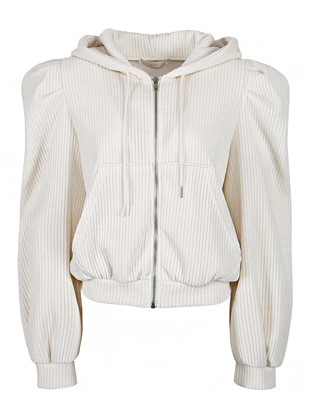 무렌크 골덴퍼프후드집업