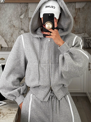 쿠이브 양기모후드집업