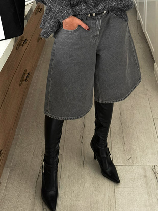 몬베코 데님버뮤다팬츠