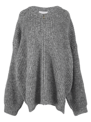 바누크 오버핏니트집업