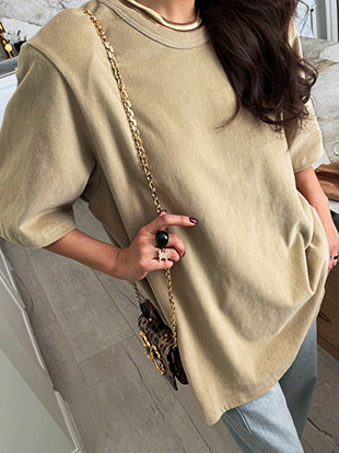 콘베트 겉기모박시반팔티