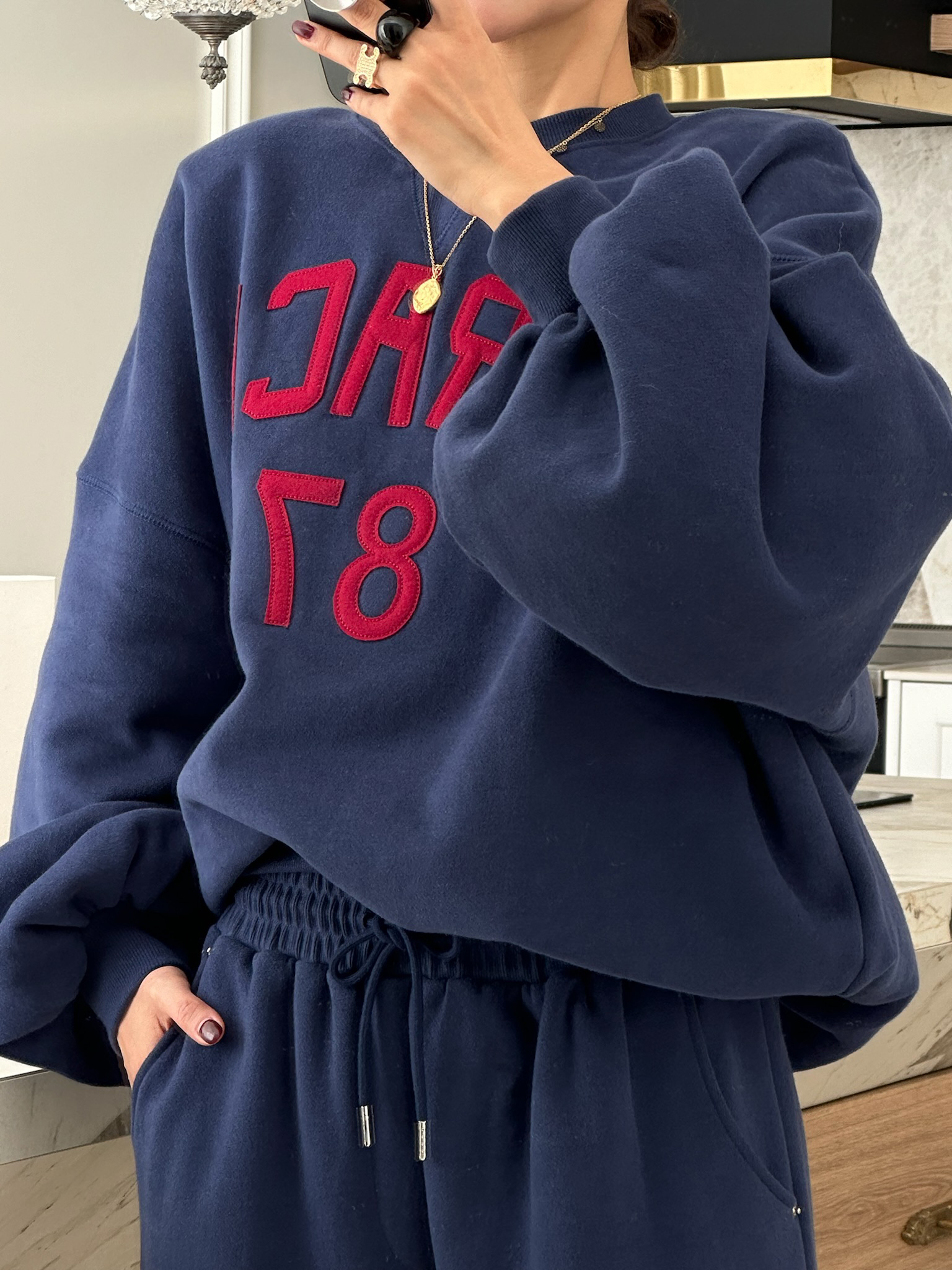 슬테모 기모박시맨투맨