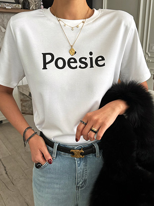 버솔드 나염반팔티