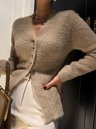 모프부 아워글래스가디건