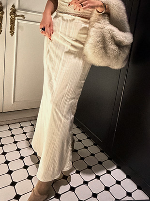 빅퍼드 벨벳밴딩스커트