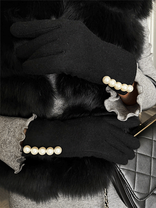 파노벨 진주모직장갑