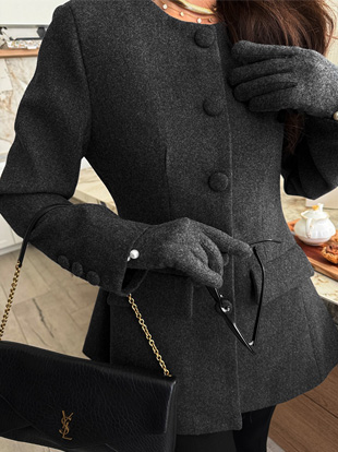 부토벨 라인누빔자켓