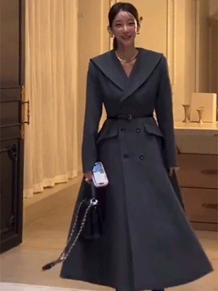 우하드 원피스코트