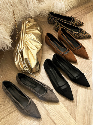 도바코 스웨이드플랫슈즈