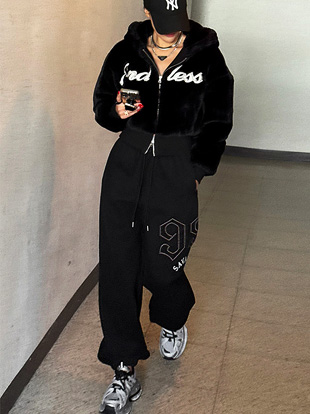 에루브 양기모밴딩조거팬츠