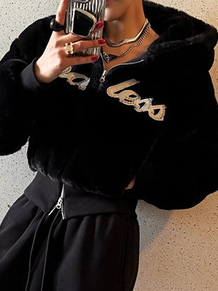 우핀버 퍼후드점퍼