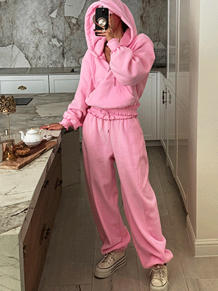 무폴드 플리스밴딩투웨이팬츠