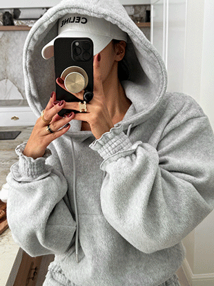 소빈프 플리스반집업후드