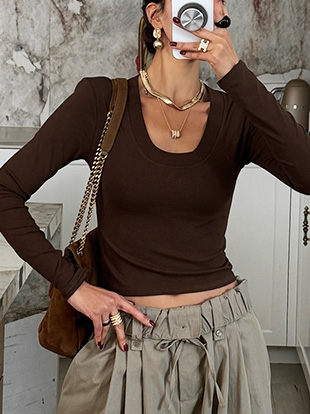 파우벨 패드라운드티