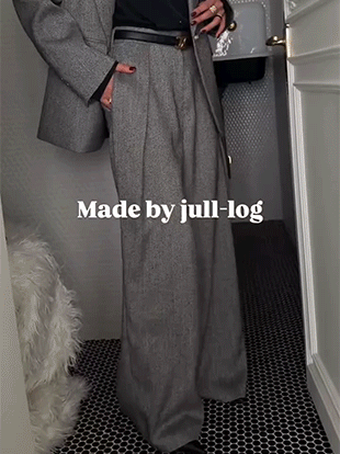 루누이 핀턱와이드슬랙스