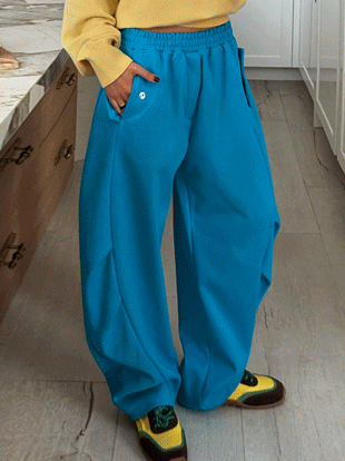 노슈브 밴딩커브팬츠