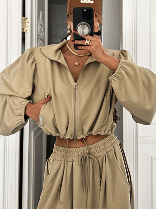 리무코 스트링하이넥집업