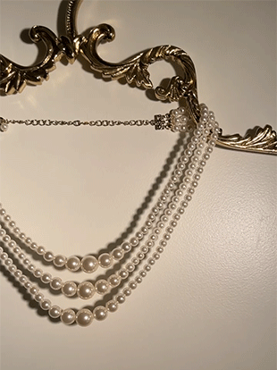 폼키브 진주목걸이