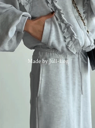 듀비코 밴딩프릴스커트