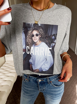 우빌브 나염박시반팔티